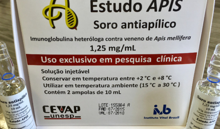 Brasil avança com primeiro soro do mundo contra picada de abelha