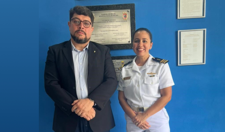Vice-Presidente do CRF-PE participa da segunda jornada Farmacêutica do Hospital Naval do Recife.