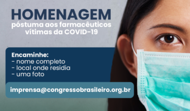 CFF realizará homenagem póstuma aos farmacêuticos vítimas da Covid-19