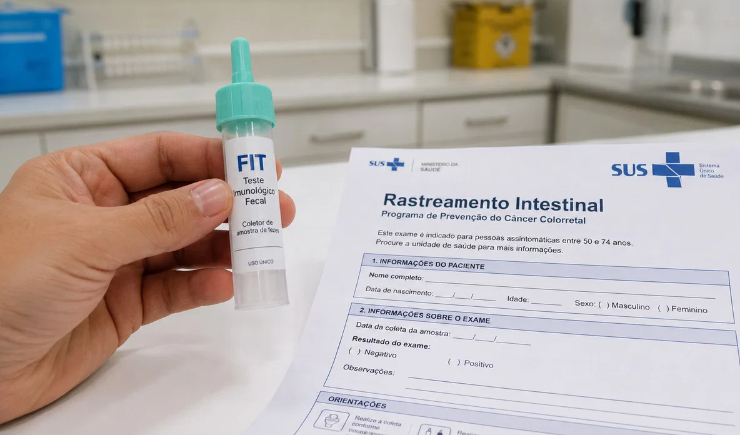 SUS adota exame de fezes para ampliar rastreamento do câncer de intestino