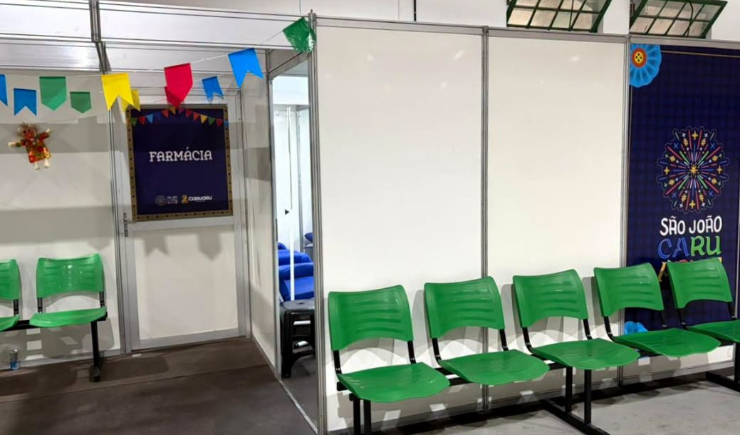 Polo principal do São João de Caruaru tem posto de assistência farmacêutica