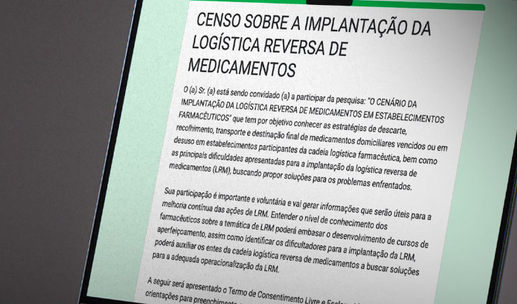 Participe de pesquisa sobre Logística Reversa de Medicamentos