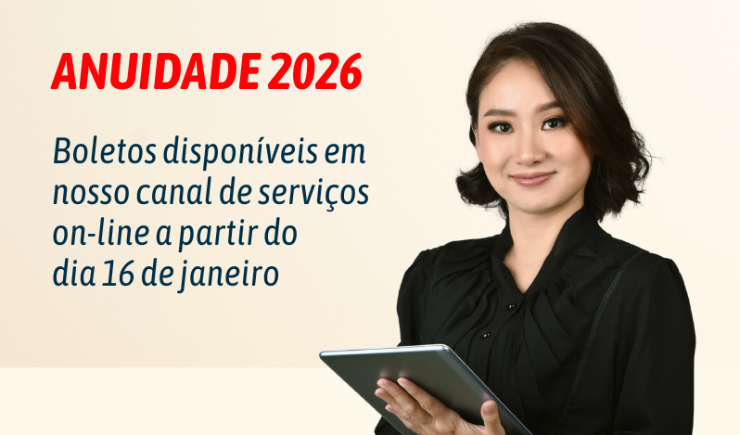 Garanta antes o desconto na anuidade, basta aderir ao domicílio eletrônico até o dia 15 deste mês