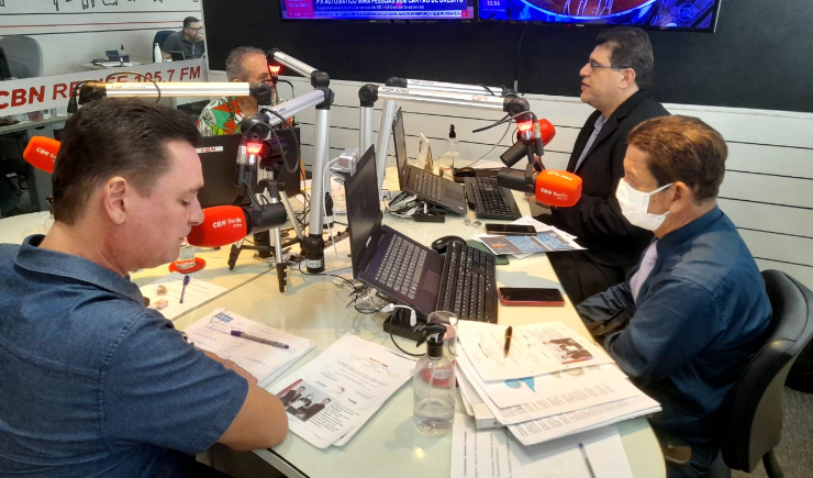 Presidente do CRF-PE participa do Debate Decisão, com Geraldo Freire, na Rádio CBN Recife