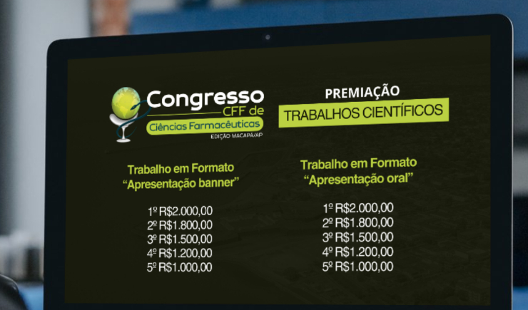 Inscreva seu trabalho no Congresso de  Macapá e concorra a prêmios de até R$ 2 mil