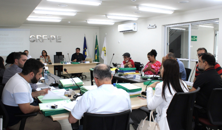 CRF-PE realiza 2ª reunião plenária do ano com relato de processos e debate sobre desabastecimento