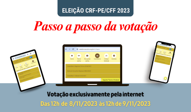 No computador, no tablet ou no smartphone; veja como é fácil votar