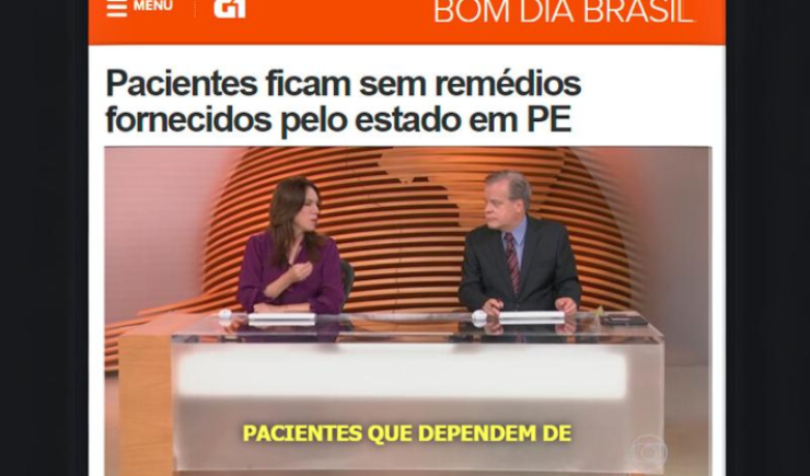 Problema da falta de medicamentos em PE repercute na imprensa nacional