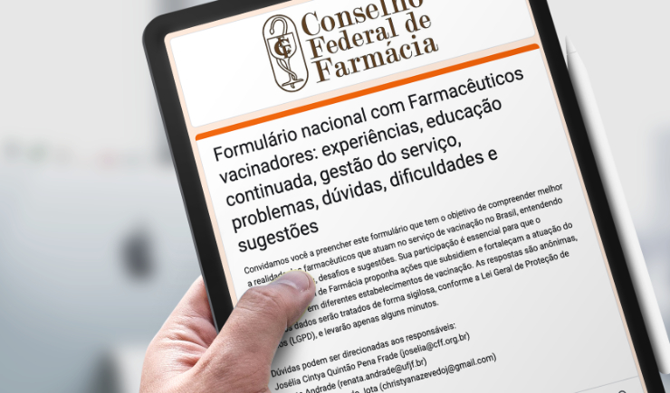 Participe da pesquisa para aperfeiçoamento do Curso de Vacinação por Farmacêuticos do CFF