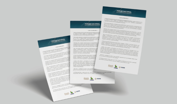 Carta de Brasília é publicada em defesa da valorização farmacêutica